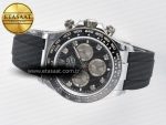 Daytona 126519 QF 1:1 Best Edition Black/Gray Dial Diamonds on Oysterflex Strap QF4131 V10 (48 Hours Power Reserve) - Görsel 9