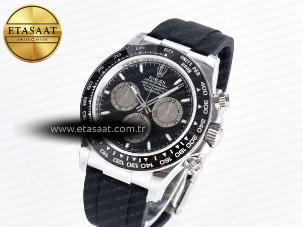 Daytona 126519 QF 1:1 Best Edition Black/Silver Dial on Oysterflex Strap SH4131 V6（Gain Weight）