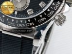 Daytona 126519 QF 1:1 Best Edition Black/Silver Diamonds Dial on Oysterflex Strap SH4131 V5 (48 Hours Power Reserve) - Görsel 14