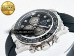 Daytona 126519 QF 1:1 Best Edition Black/Silver Diamonds Dial on Oysterflex Strap SH4131 V5 (48 Hours Power Reserve) - Görsel 6