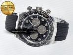 Daytona 126519 QF 1:1 Best Edition Black/Silver Diamonds Dial on Oysterflex Strap SH4131 V5 (48 Hours Power Reserve) - Görsel 9
