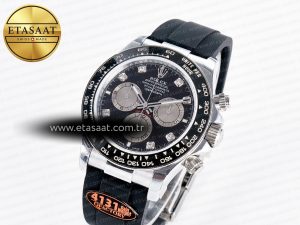 Rolex Daytona 126519  Black/Silver Diamonds SH4131 - Görsel 2