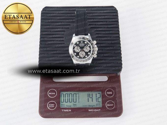 Rolex Daytona 126519  Black/Silver Diamonds SH4131 - Görsel 36