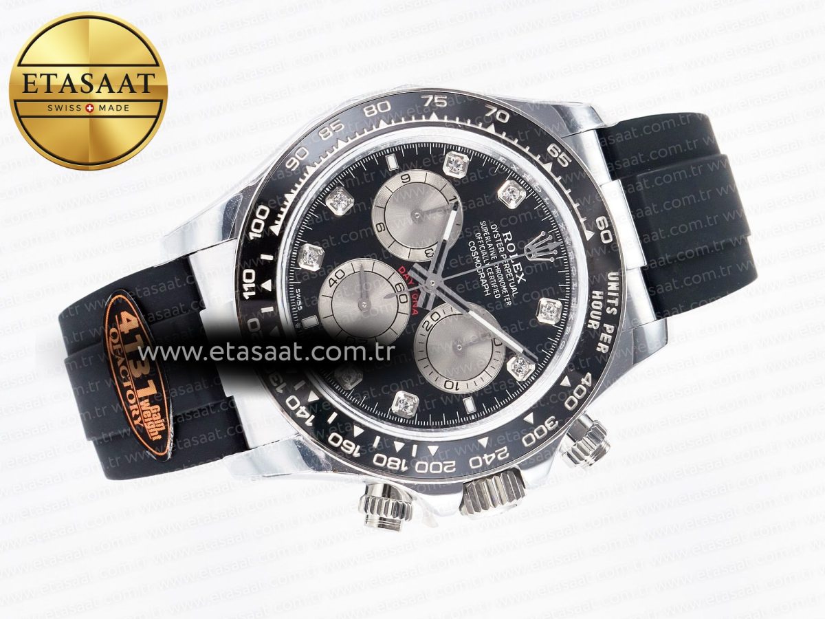 Rolex Daytona 126519  Black/Silver Diamonds SH4131 - Görsel 8