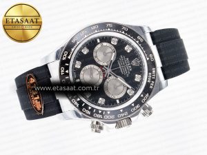 Rolex Daytona 126519  Black/Silver Diamonds SH4131 - Görsel 8