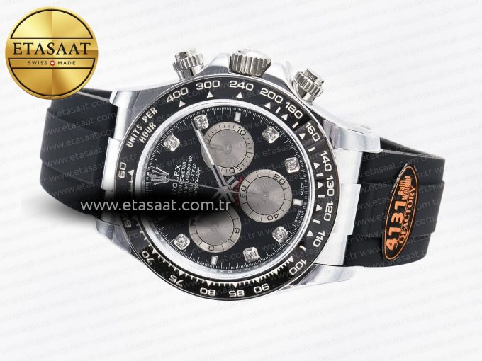 Rolex Daytona 126519  Black/Silver Diamonds SH4131 - Görsel 9