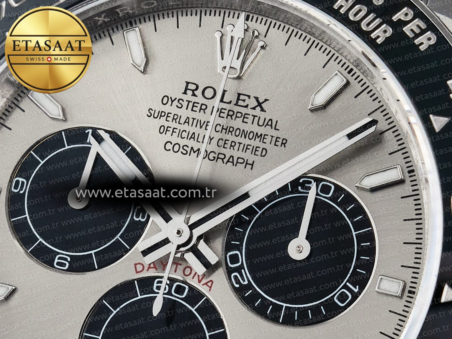 Daytona 126519 QF 1:1 Best Edition Gray/Black Dial on Oysterflex Strap SH4131 V5 (48 Hours Power Reserve) - Görsel 10