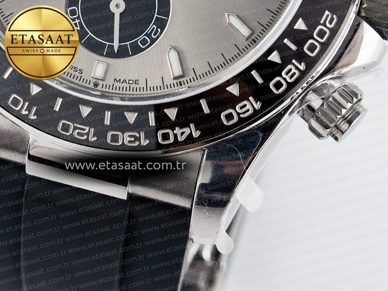 Daytona 126519 QF 1:1 Best Edition Gray/Black Dial on Oysterflex Strap SH4131 V5 (48 Hours Power Reserve) - Görsel 14
