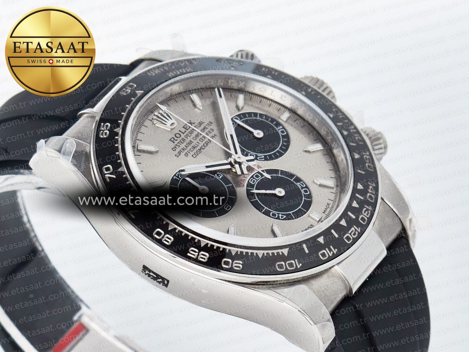 Daytona 126519 QF 1:1 Best Edition Gray/Black Dial on Oysterflex Strap SH4131 V5 (48 Hours Power Reserve) - Görsel 7