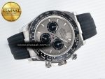 Daytona 126519 QF 1:1 Best Edition Gray/Black Dial on Oysterflex Strap SH4131 V5 (48 Hours Power Reserve) - Görsel 8