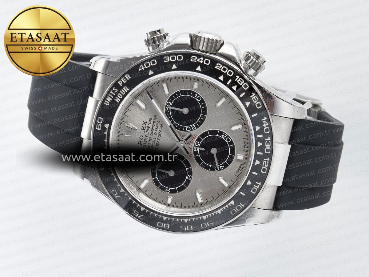 Daytona 126519 QF 1:1 Best Edition Gray/Black Dial on Oysterflex Strap SH4131 V5 (48 Hours Power Reserve) - Görsel 9