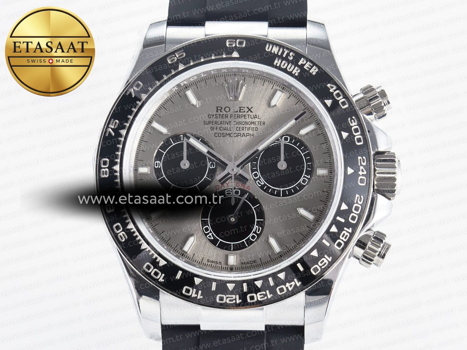 Daytona 126519 QF 1:1 Best Edition Gray/Black Dial on Oysterflex Strap SH4131 V6（Gain Weight） - Görsel 4