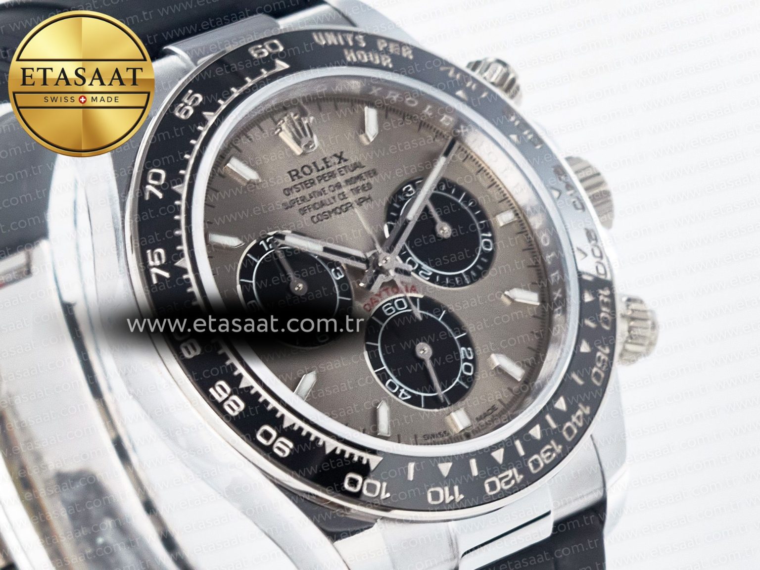 Daytona 126519 QF 1:1 Best Edition Gray/Black Dial on Oysterflex Strap SH4131 V6（Gain Weight） - Görsel 5
