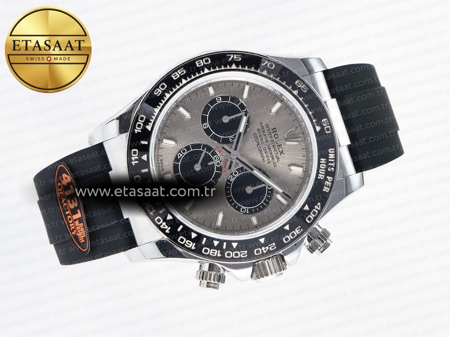Daytona 126519 QF 1:1 Best Edition Gray/Black Dial on Oysterflex Strap SH4131 V6（Gain Weight） - Görsel 8
