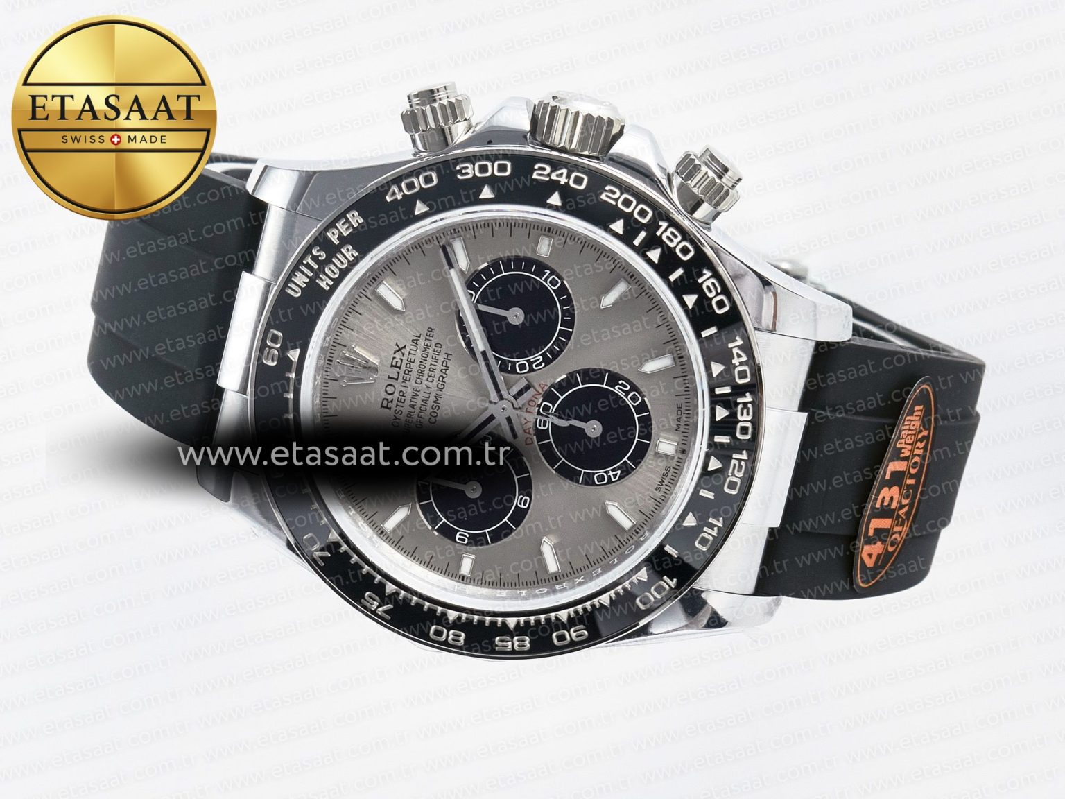 Daytona 126519 QF 1:1 Best Edition Gray/Black Dial on Oysterflex Strap SH4131 V6（Gain Weight） - Görsel 9