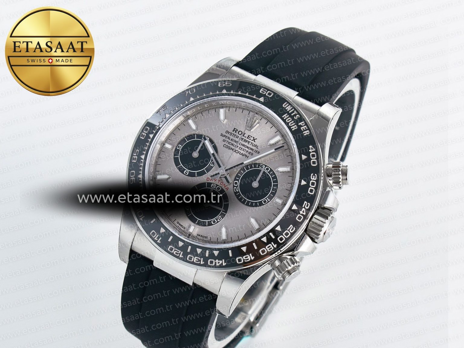 Daytona 126519 SS VSF 1:1 Best Edition 904L Steel Gray Dial on Oysterflex Strap SH4131 - Görsel 1