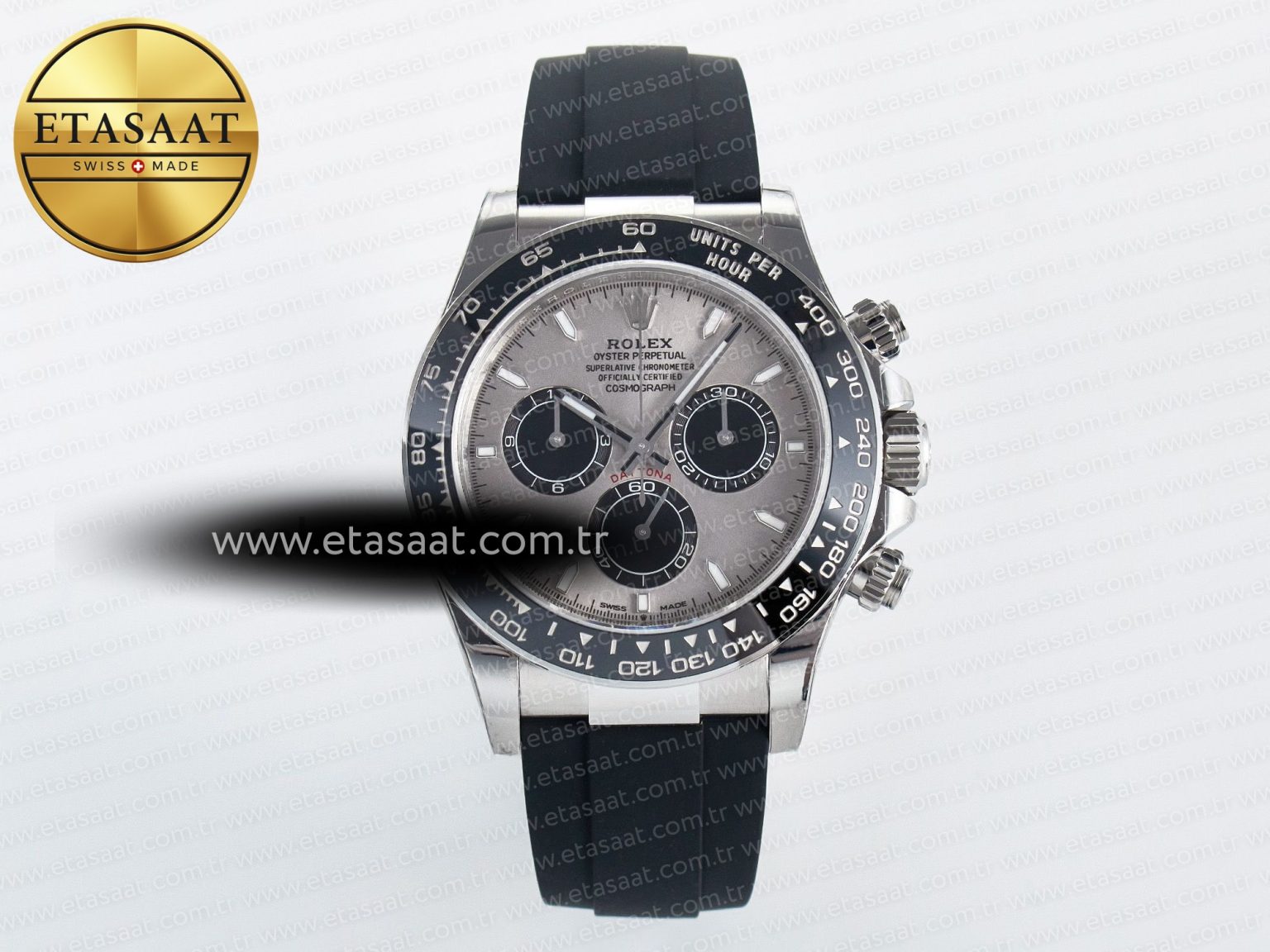 Daytona 126519 SS VSF 1:1 Best Edition 904L Steel Gray Dial on Oysterflex Strap SH4131 - Görsel 3