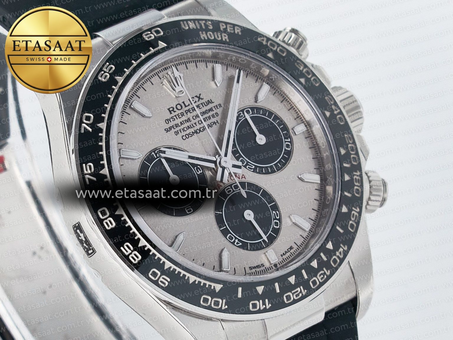 Daytona 126519 SS VSF 1:1 Best Edition 904L Steel Gray Dial on Oysterflex Strap SH4131 - Görsel 5