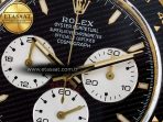 Daytona 126528 QF 1:1 Best Edition Black Dial Steel 904L on YG Bracelet V8 QF4132 - Görsel 10