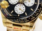 Daytona 126528 QF 1:1 Best Edition Black Dial Steel 904L on YG Bracelet V8 QF4132 - Görsel 12