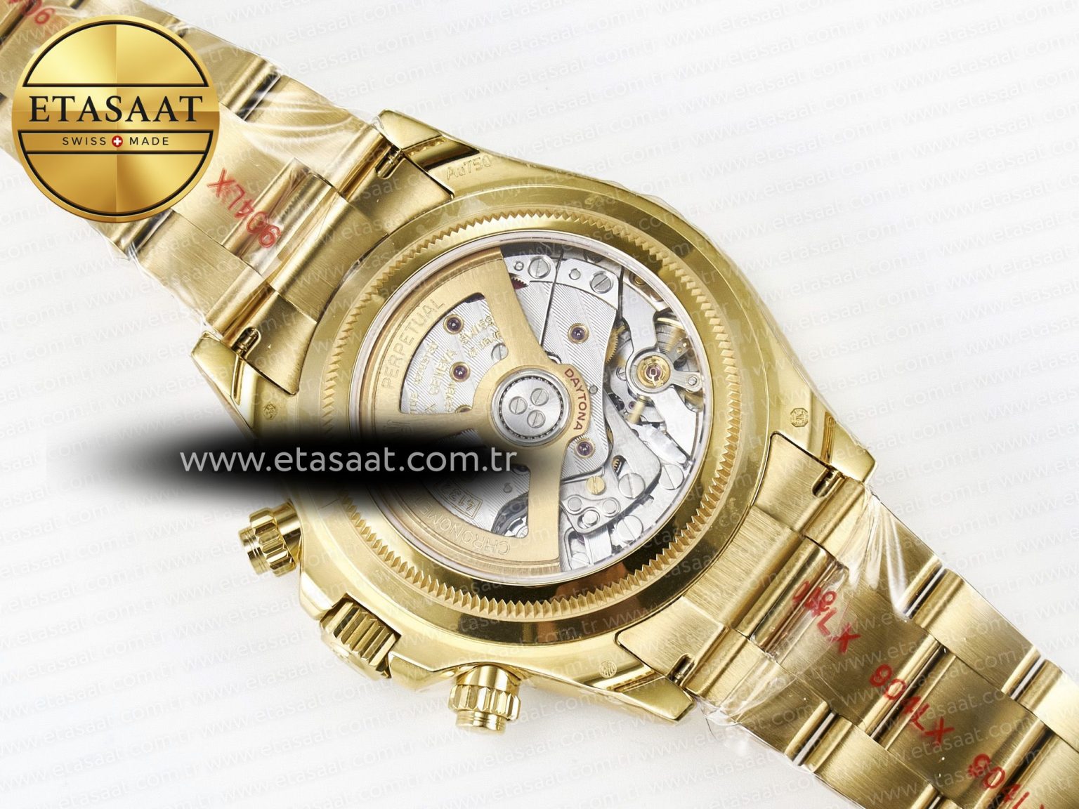 Daytona 126528 QF 1:1 Best Edition Black Dial Steel 904L on YG Bracelet V8 QF4132 - Görsel 18