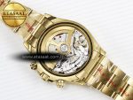 Daytona 126528 QF 1:1 Best Edition Black Dial Steel 904L on YG Bracelet V8 QF4132 - Görsel 20