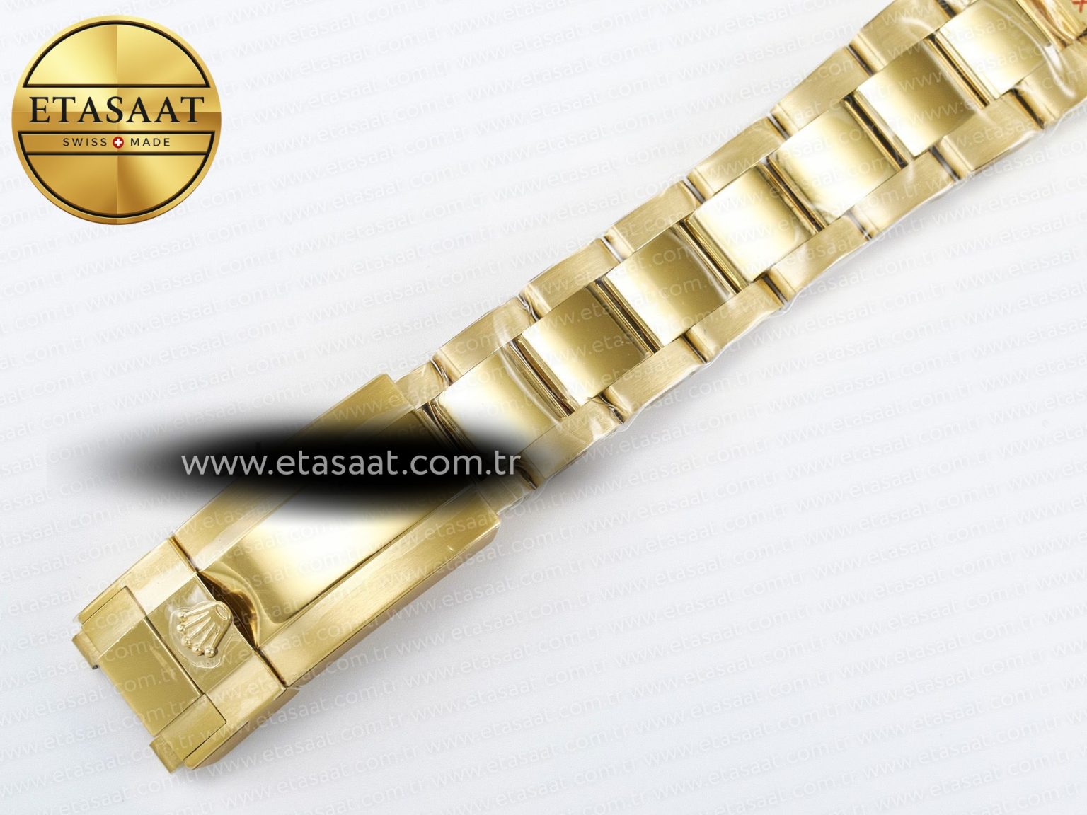 Daytona 126528 QF 1:1 Best Edition Black Dial Steel 904L on YG Bracelet V8 QF4132 - Görsel 27