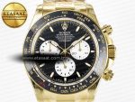 Daytona 126528 QF 1:1 Best Edition Black Dial Steel 904L on YG Bracelet V8 QF4132 - Görsel 4
