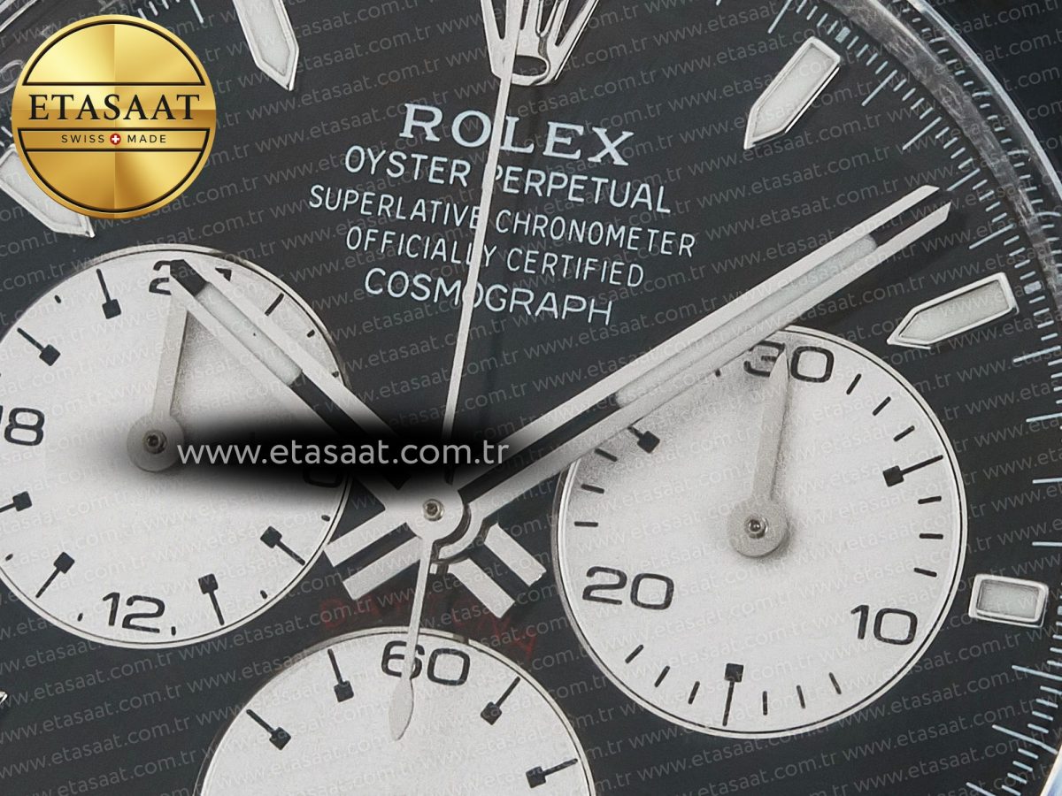 Daytona 126529 40mm Clean Le Mans SS 1:1 Best Edition Black Dial on SS Bracelet SH4132 (24Hour Subdial) - Görsel 10