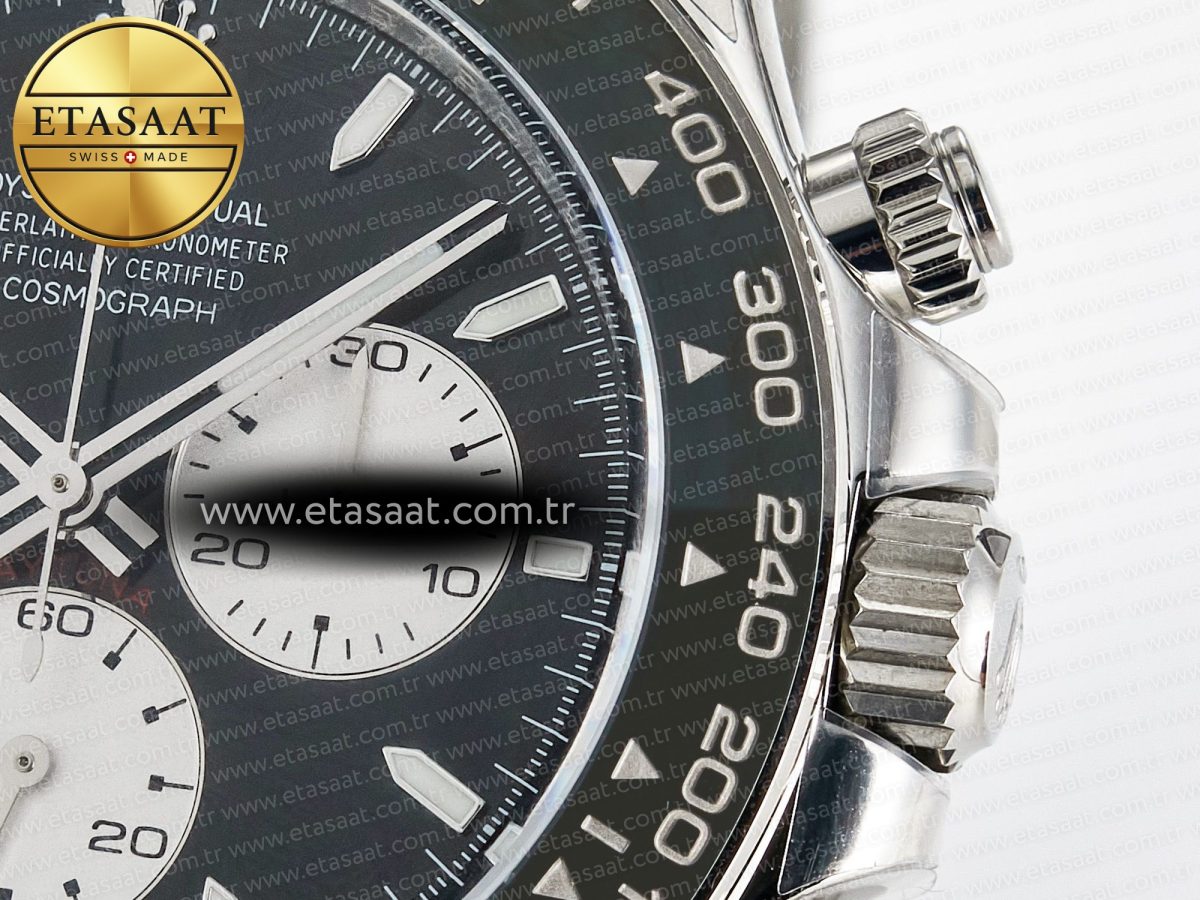 Daytona 126529 40mm Clean Le Mans SS 1:1 Best Edition Black Dial on SS Bracelet SH4132 (24Hour Subdial) - Görsel 11