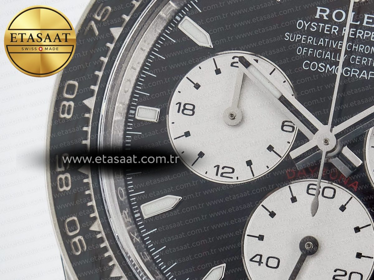 Daytona 126529 40mm Clean Le Mans SS 1:1 Best Edition Black Dial on SS Bracelet SH4132 (24Hour Subdial) - Görsel 13