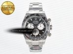 Daytona 126529 40mm Clean Le Mans SS 1:1 Best Edition Black Dial on SS Bracelet SH4132 (24Hour Subdial) - Görsel 3