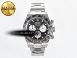 Daytona 126529 40mm Clean Le Mans SS 1:1 Best Edition Black Dial on SS Bracelet SH4132 (24Hour Subdial) - Görsel 3