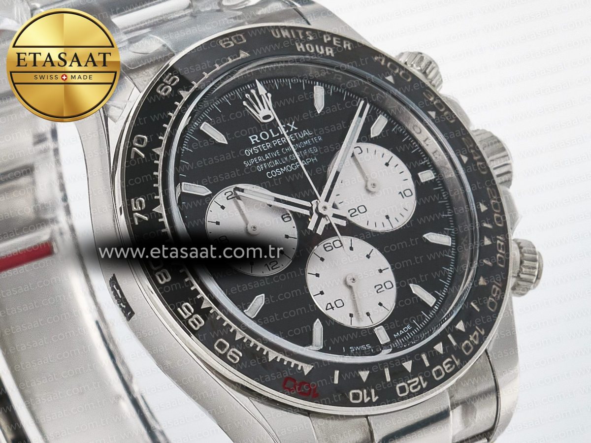 Daytona 126529 40mm Clean Le Mans SS 1:1 Best Edition Black Dial on SS Bracelet SH4132 (24Hour Subdial) - Görsel 5