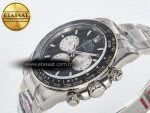 Daytona 126529 40mm Clean Le Mans SS 1:1 Best Edition Black Dial on SS Bracelet SH4132 (24Hour Subdial) - Görsel 6