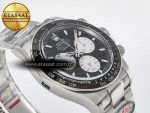 Daytona 126529 40mm Clean Le Mans SS 1:1 Best Edition Black Dial on SS Bracelet SH4132 (24Hour Subdial) - Görsel 7