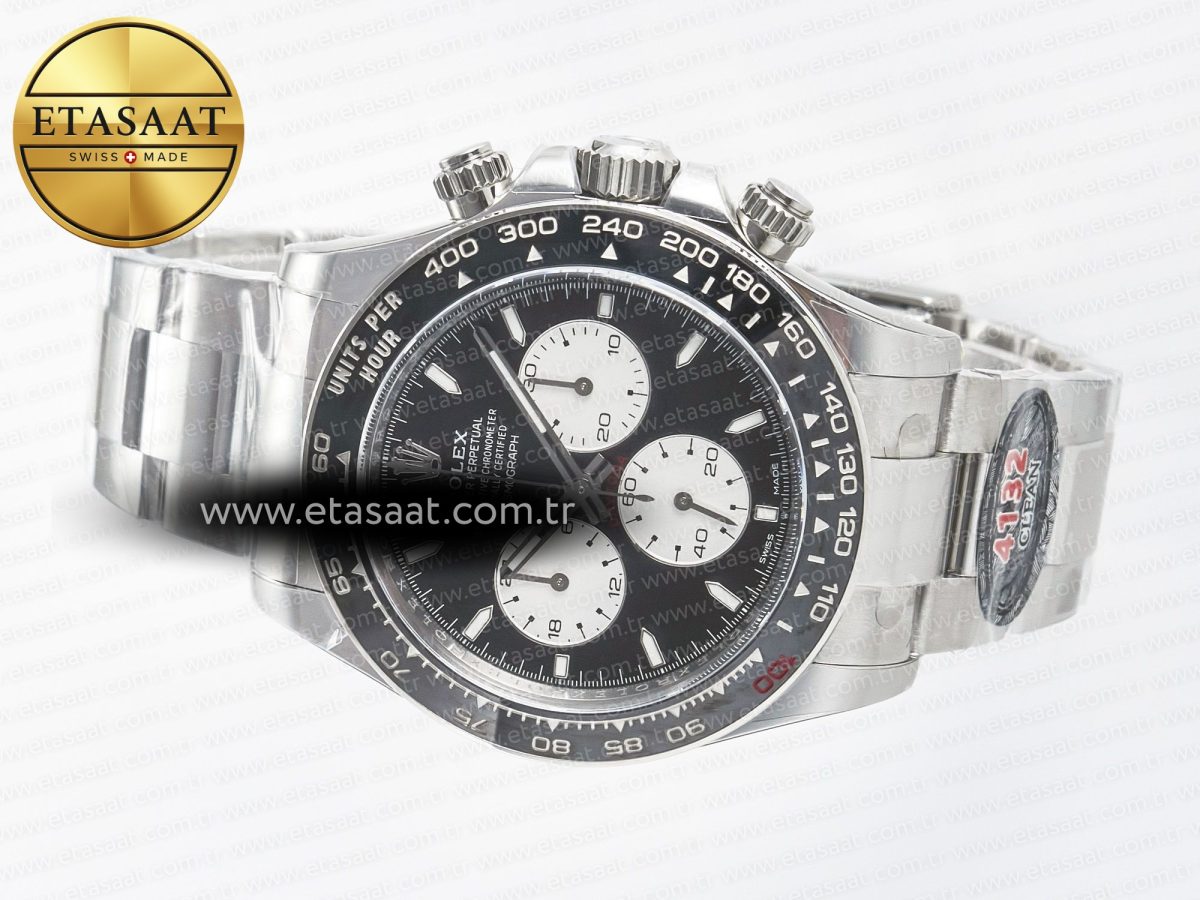 Daytona 126529 40mm Clean Le Mans SS 1:1 Best Edition Black Dial on SS Bracelet SH4132 (24Hour Subdial) - Görsel 9