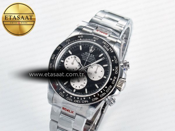 Daytona 126529 QF 1:1 Best Edition Black Dial Steel 904L on SS Bracelet V8 QF4132