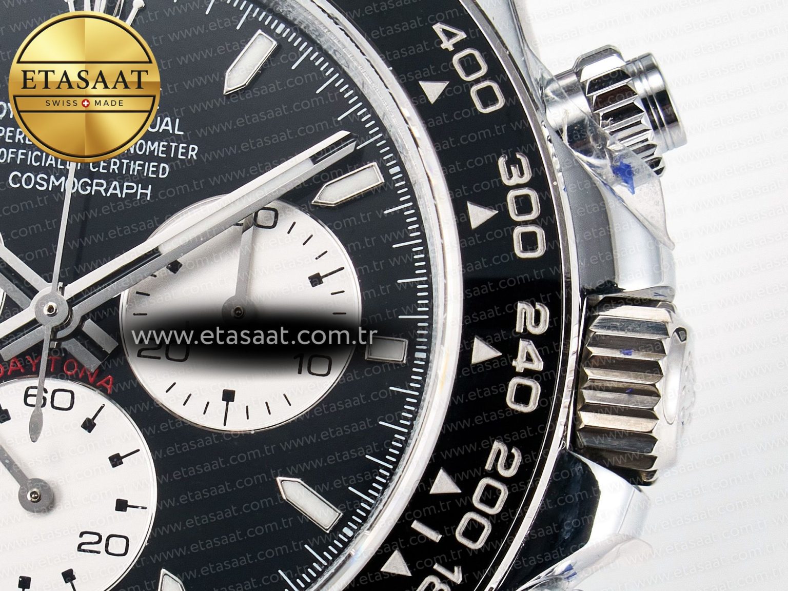 Daytona 126529 QF 1:1 Best Edition Black Dial Steel 904L on SS Bracelet V8 QF4132 - Görsel 11