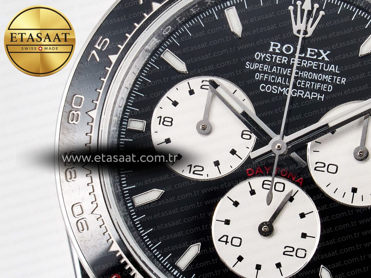 Daytona 126529 QF 1:1 Best Edition Black Dial Steel 904L on SS Bracelet V8 QF4132 - Görsel 13
