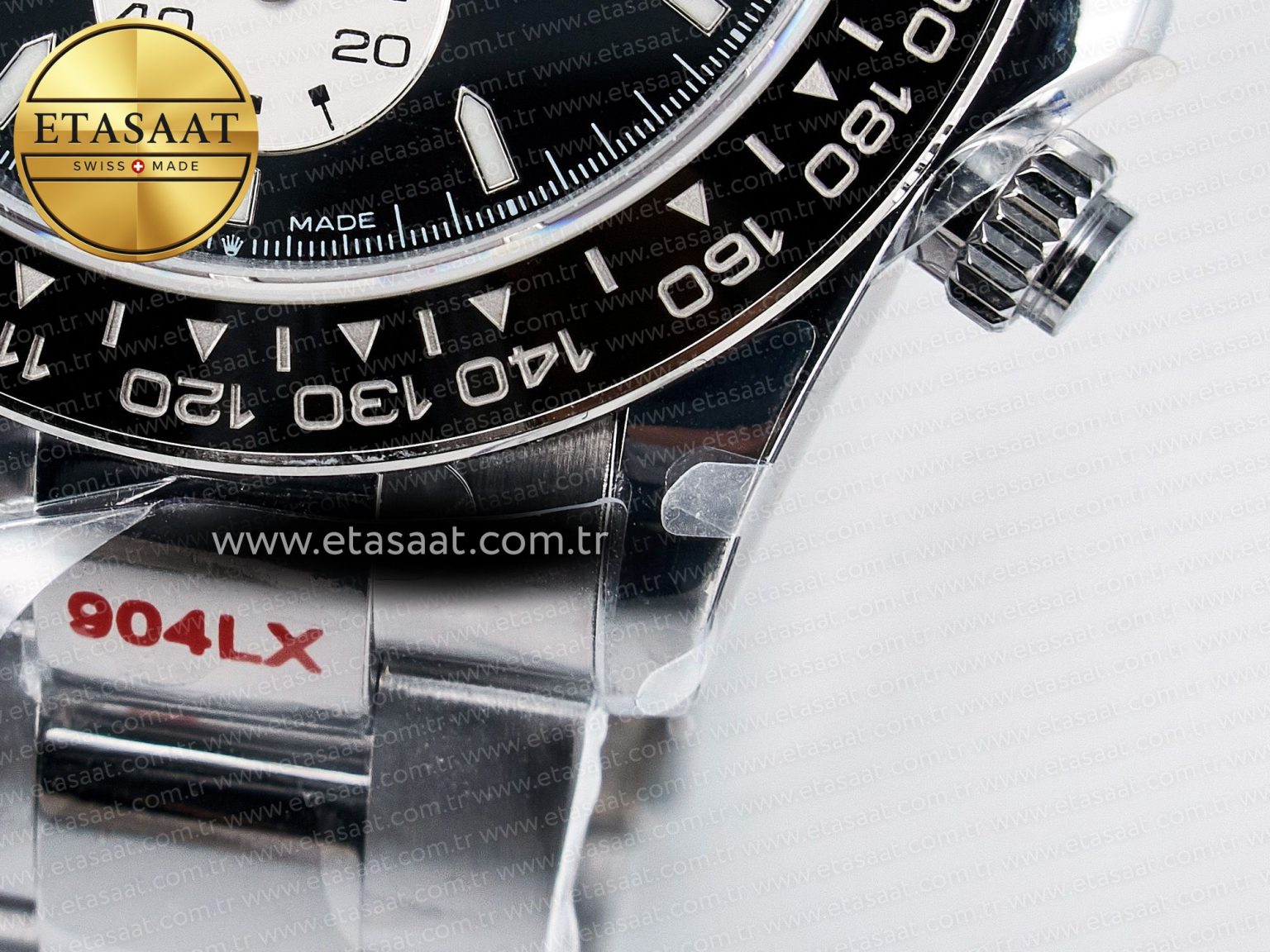 Daytona 126529 QF 1:1 Best Edition Black Dial Steel 904L on SS Bracelet V8 QF4132 - Görsel 14