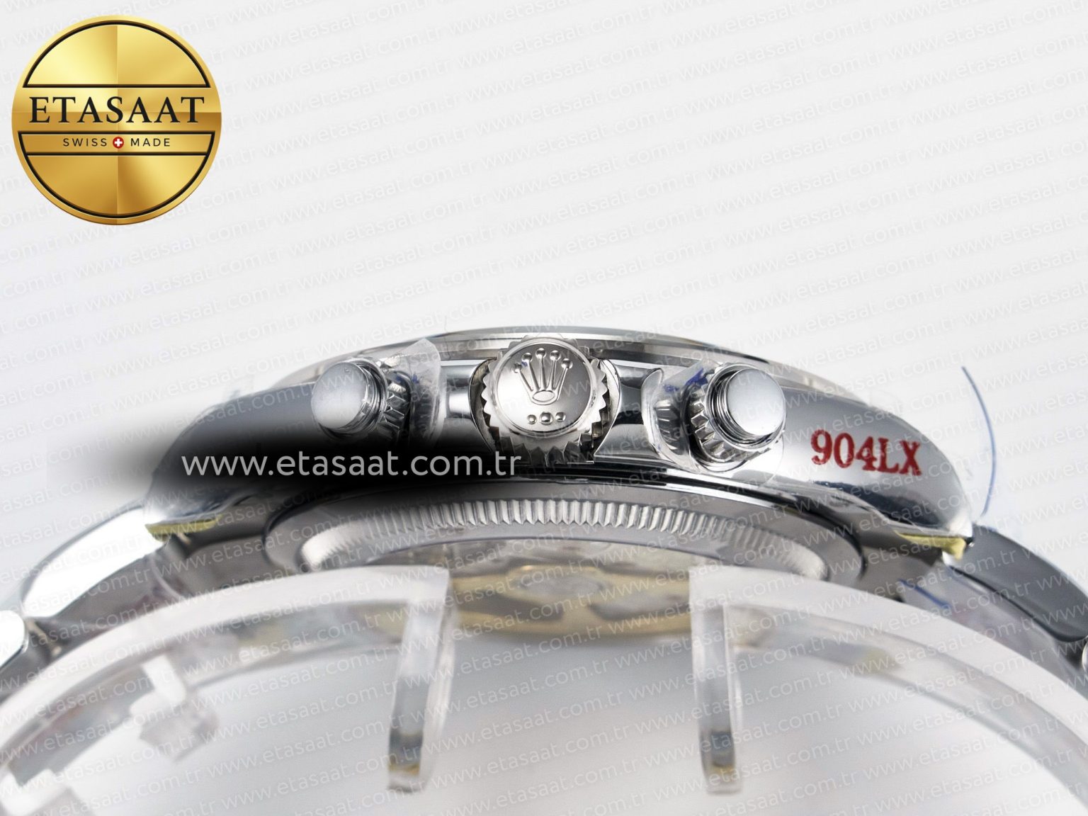 Daytona 126529 QF 1:1 Best Edition Black Dial Steel 904L on SS Bracelet V8 QF4132 - Görsel 16
