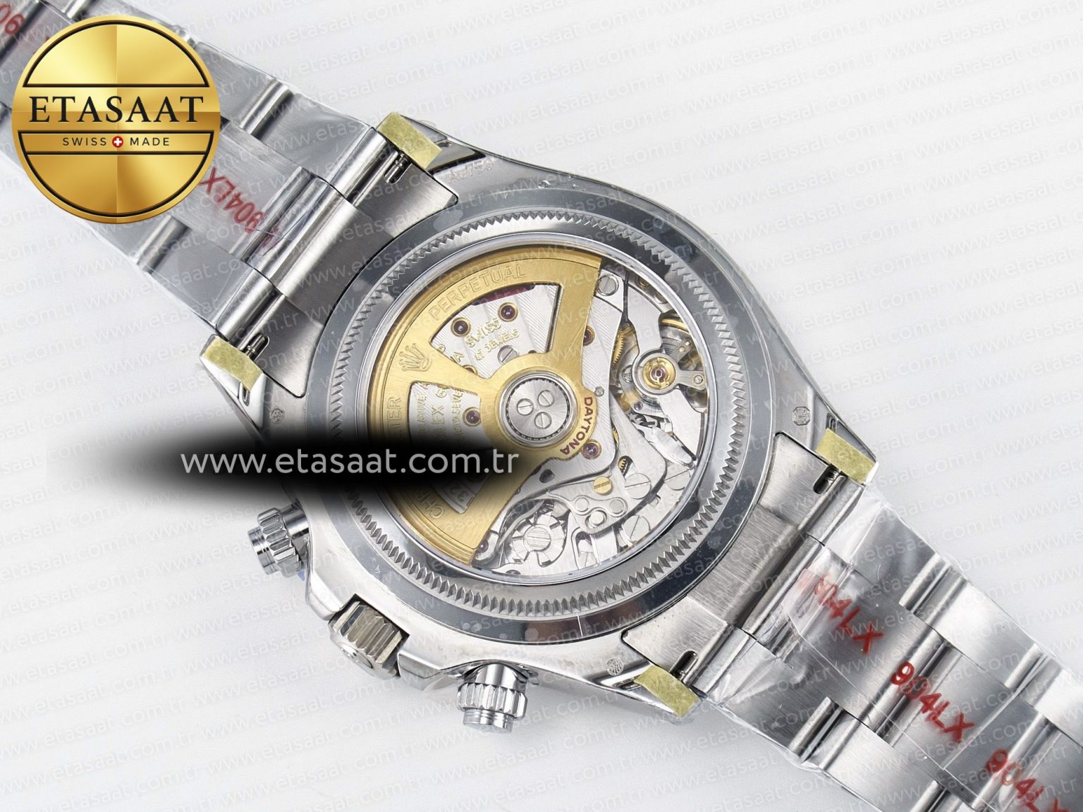 Daytona 126529 QF 1:1 Best Edition Black Dial Steel 904L on SS Bracelet V8 QF4132 - Görsel 18