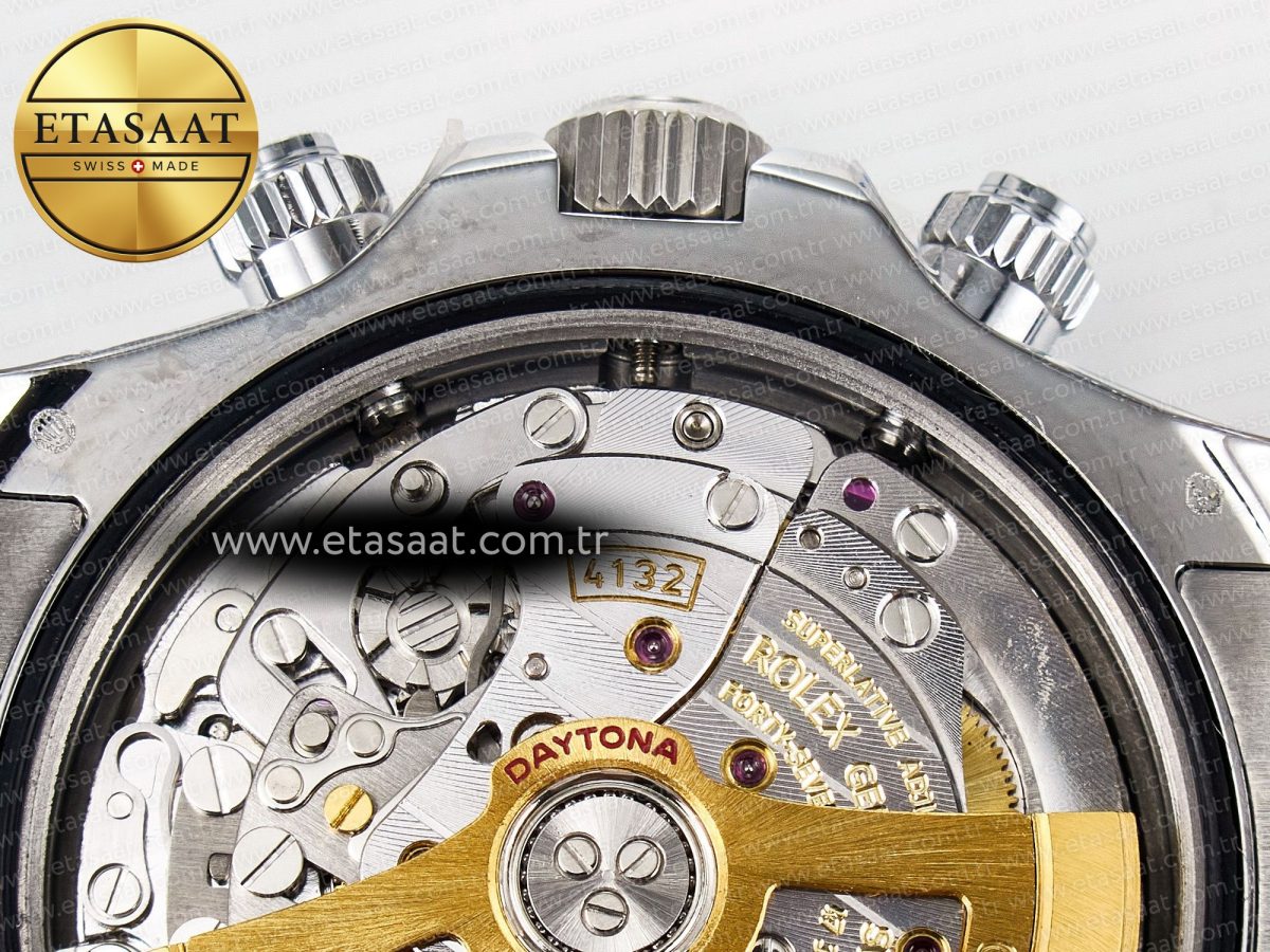 Daytona 126529 QF 1:1 Best Edition Black Dial Steel 904L on SS Bracelet V8 QF4132 - Görsel 23