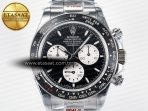 Daytona 126529 QF 1:1 Best Edition Black Dial Steel 904L on SS Bracelet V8 QF4132 - Görsel 4