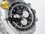 Daytona 126529 QF 1:1 Best Edition Black Dial Steel 904L on SS Bracelet V8 QF4132 - Görsel 5