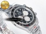 Daytona 126529 QF 1:1 Best Edition Black Dial Steel 904L on SS Bracelet V8 QF4132 - Görsel 7