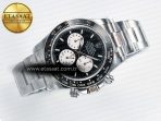 Daytona 126529 QF 1:1 Best Edition Black Dial Steel 904L on SS Bracelet V8 QF4132 - Görsel 8