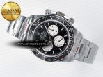 Daytona 126529 QF 1:1 Best Edition Black Dial Steel 904L on SS Bracelet V8 QF4132 - Görsel 9