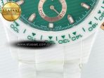 Daytona AET White Ceramic Case and Bracelet Green Dial N6F Best Edition SA4130 - Görsel 14